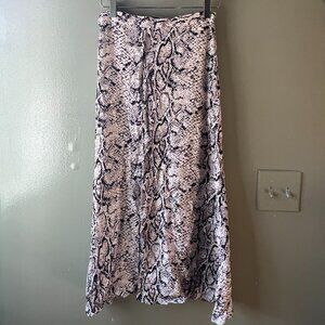 Reformation Snake Skirt